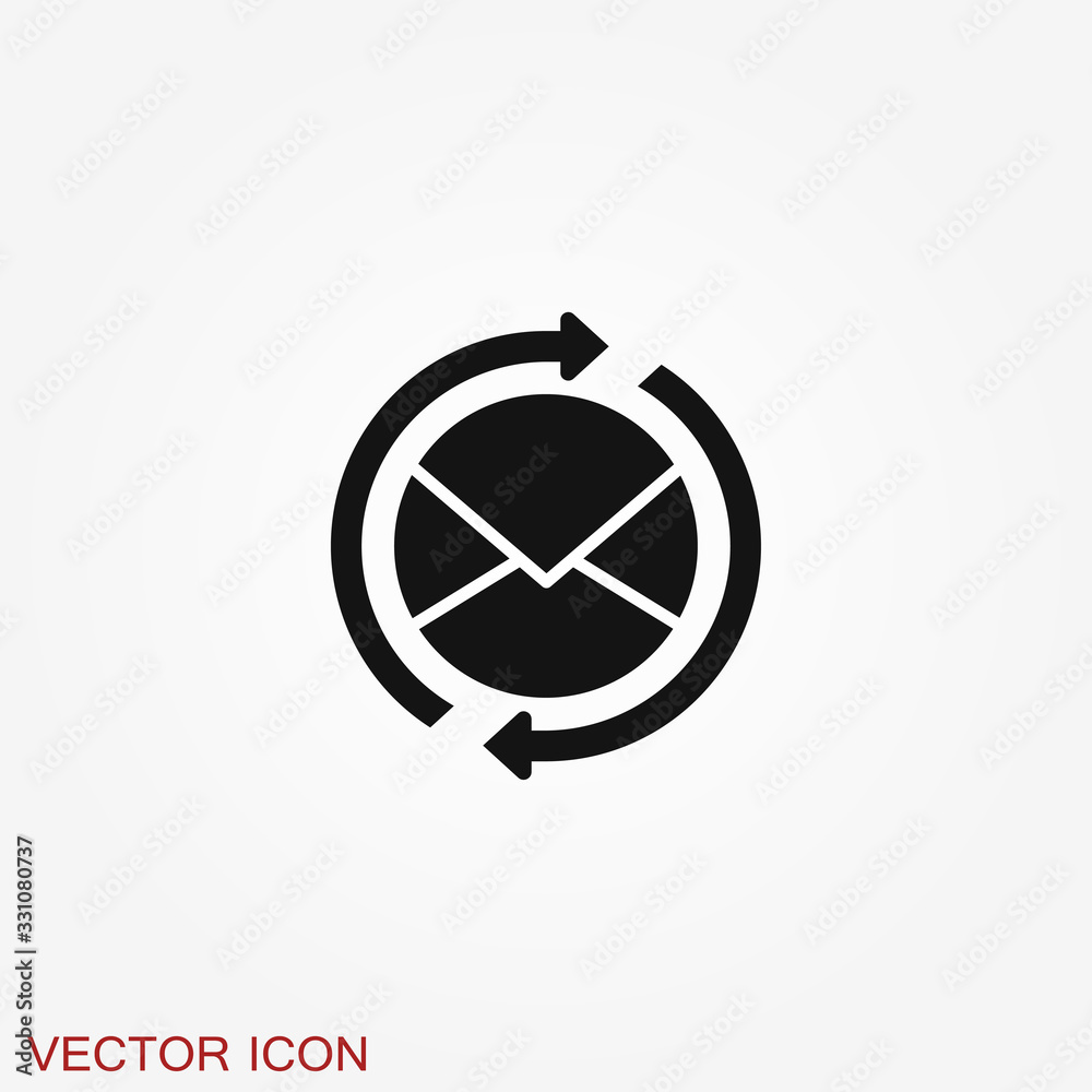 Mail vector icon. Illustration isolated for graphic and web design. Mail vector icon. Illustration isolated for graphic and web design.
