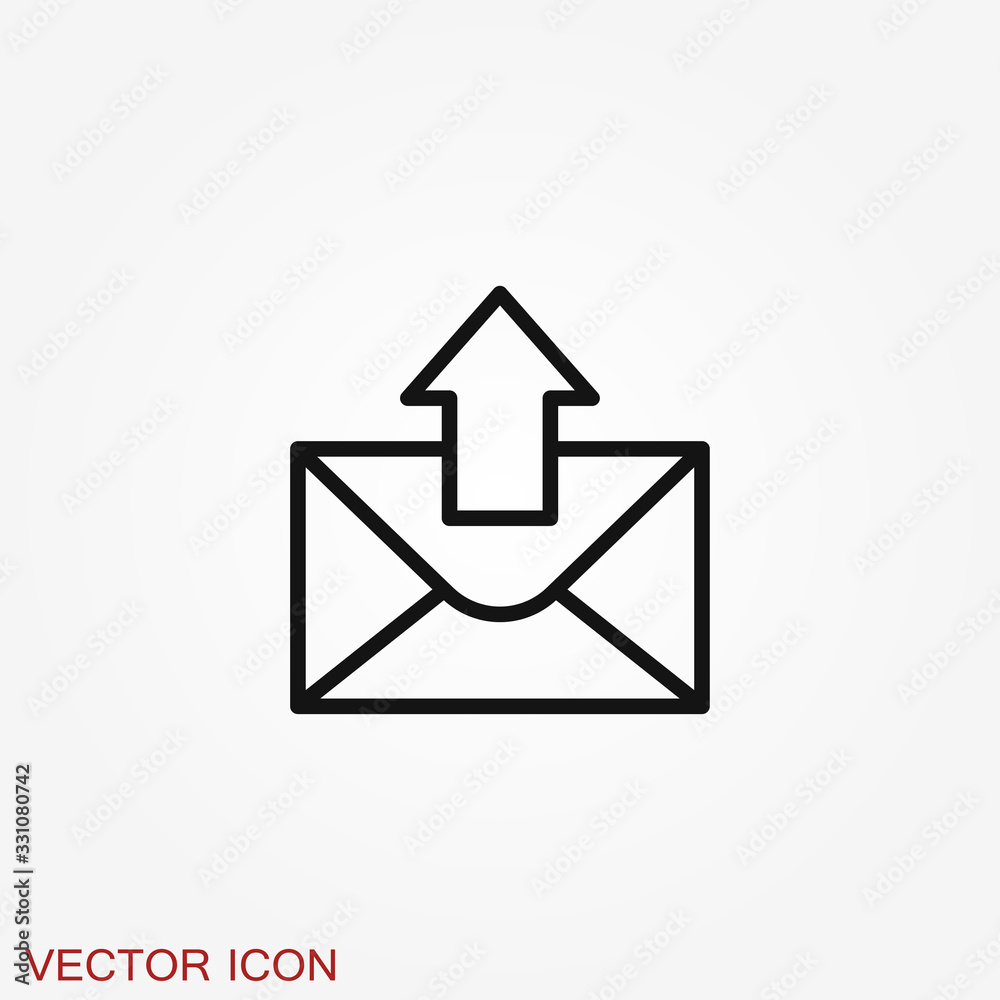 Mail vector icon. Illustration isolated for graphic and web design. Mail vector icon. Illustration isolated for graphic and web design.