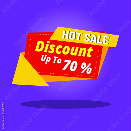 Hot sale tag with simple design