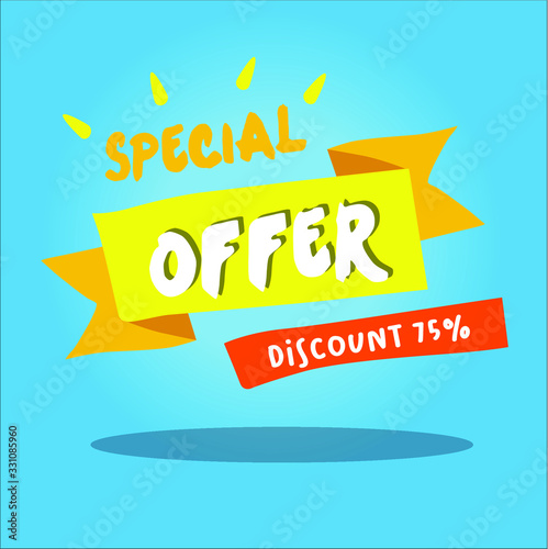 Special Offer badges simple design