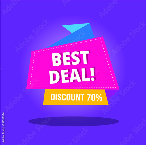 Best deal tag design 2020