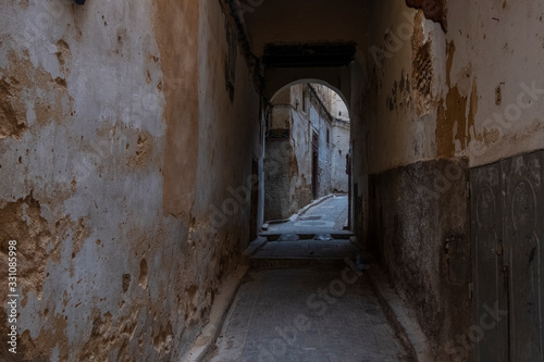 Dark Passageway, Medina, Fes, Morocco © Betty Sederquist