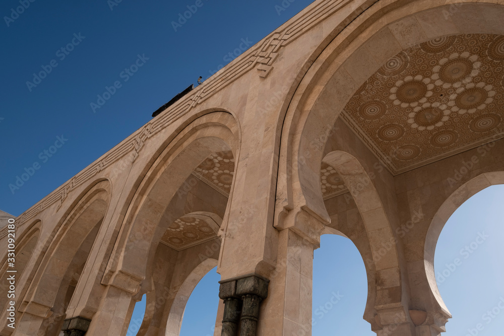 Arches Two, Hassan Mosque, Casablanca, Morocco