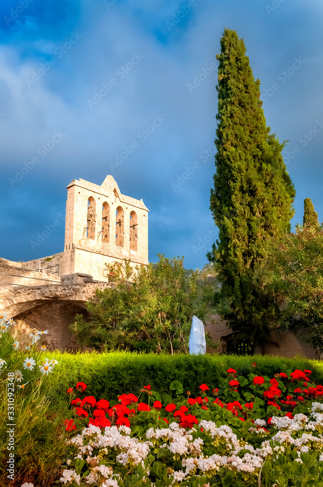 Bellapais Abbey in northern Cyprus