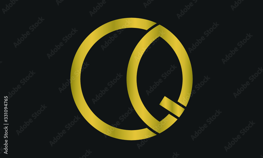 CQ, QC Letter Logo Design with Creative Modern Trendy Typography and monogram logo. CQ, QC Letter Logo Design with Creative Modern Trendy Typography and monogram logo.