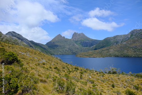                                                                   World Heritage Cradle Mountain National Park  Tasmania  Australia.