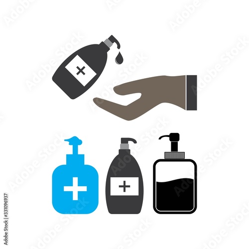 hand sanitizer logo