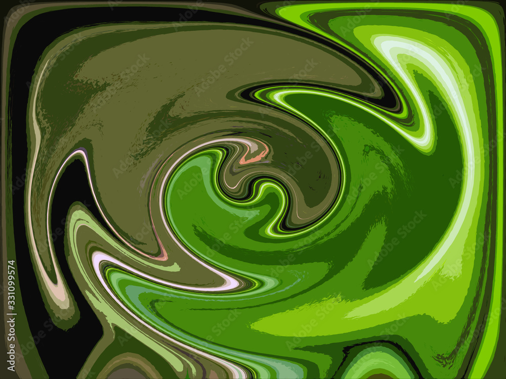 Twisted mixing colors abstract background