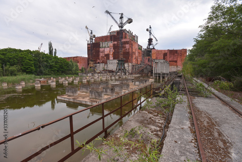 Unfinished unit 5 of Chernobyl nuclear power plant