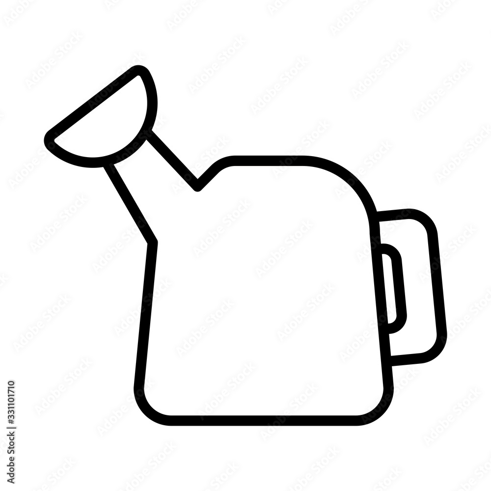 watering can , line style icon