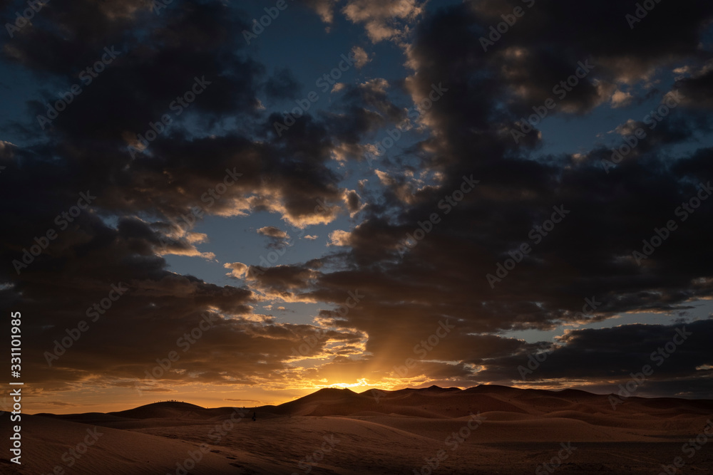 Desert Sunrise, Sahara Desert, Morocco