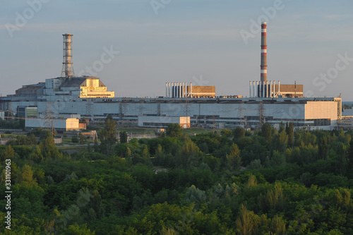 General view of Chernobyl nuclear power plant