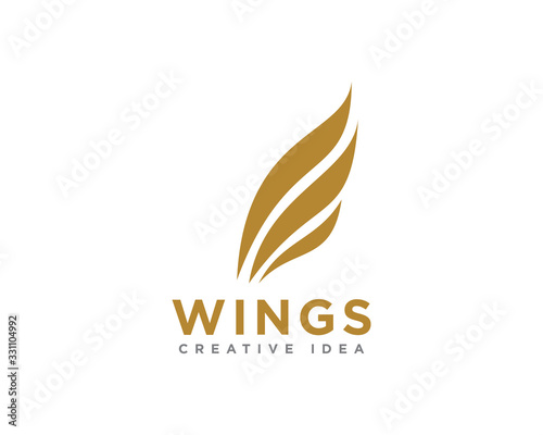 Wings Air Logo Icon Design Vector