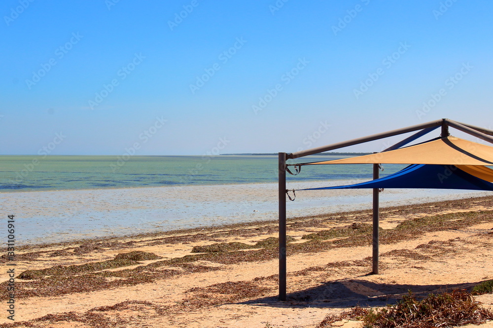 beach on a sunny day in Whyalla, South Australia beach on a sunny day in Whyalla, South Australia