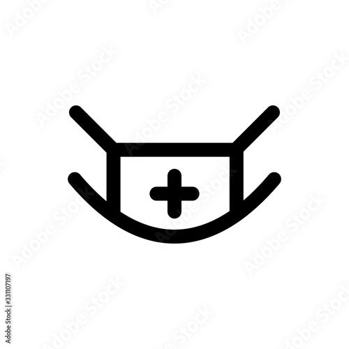 Face mask icon design trendy