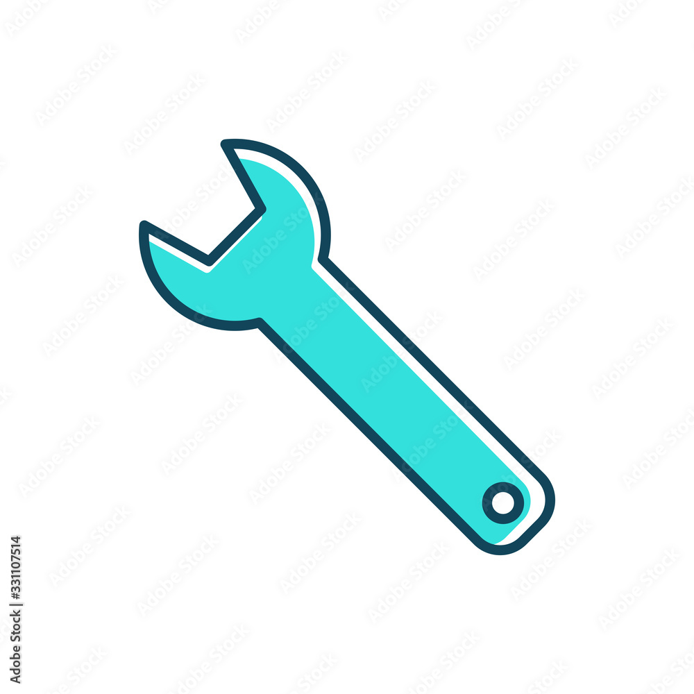 Fototapeta premium Wrench icon
