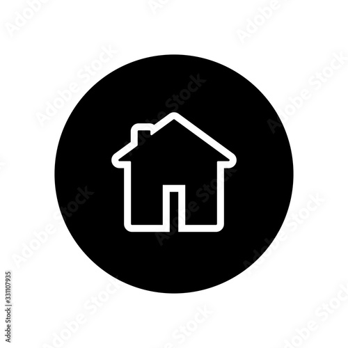 House vector icon. Symbol of home. © Matias