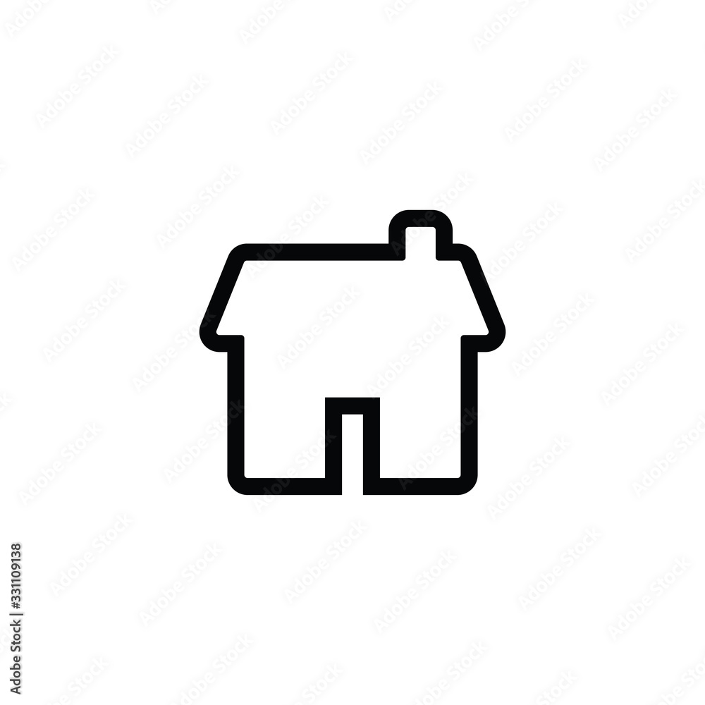 House vector icon. Symbol of home. House vector icon. Symbol of home.