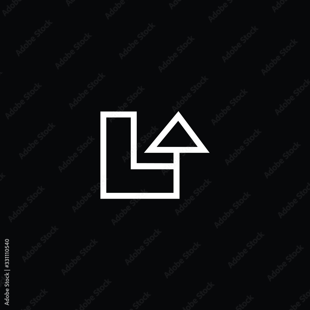 Logo design of L in vector for construction, home, real estate, building, property. Minimal awesome trendy professional logo design template on black background. Logo design of L in vector for construction, home, real estate, building, property. Minimal awesome trendy professional logo design template on black background.