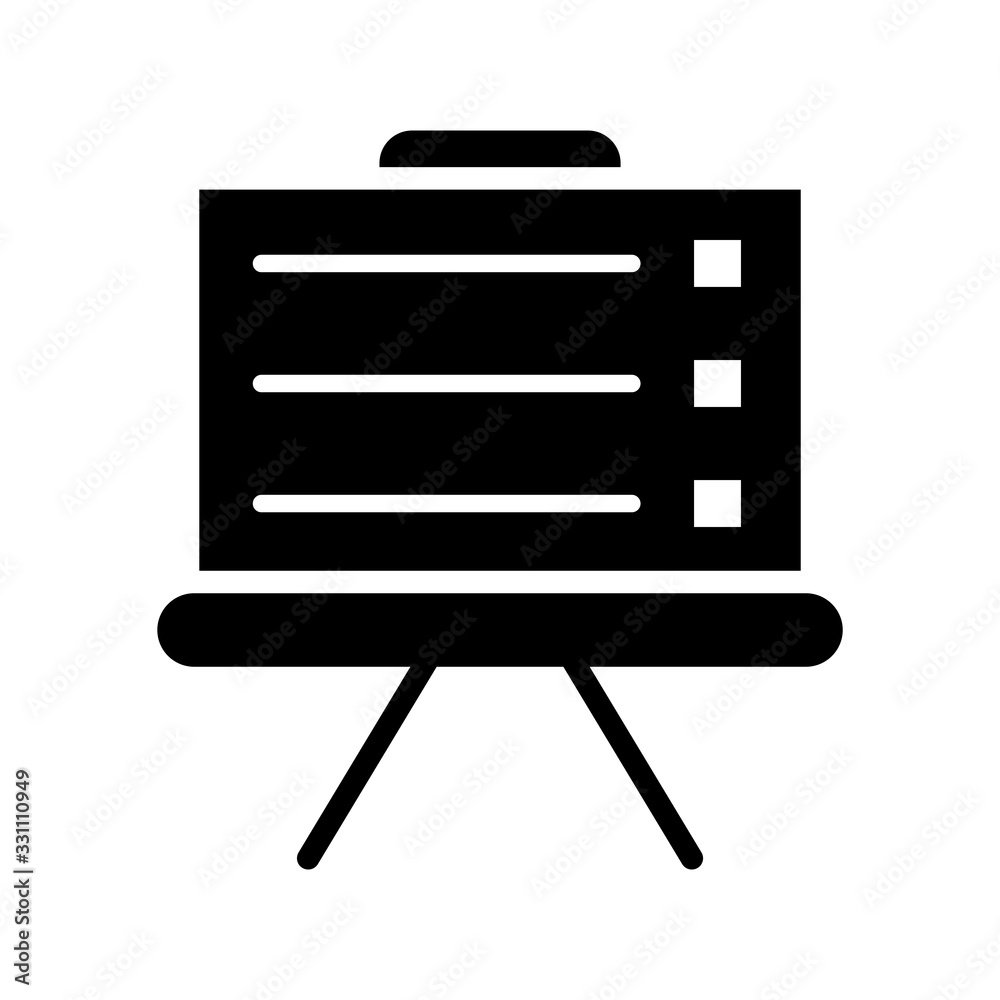 Blackboard icon vector design templates
