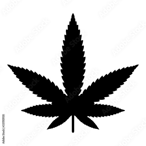 Marijuana Leaf Design Clipart
