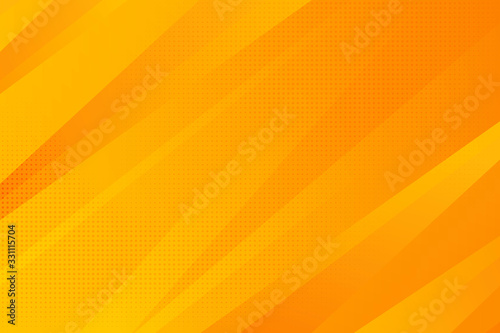 Abstract gradient orange and yellow tech design pattern with halftone artwork background. illustration vector eps10