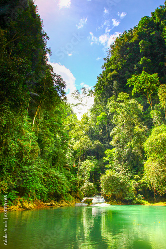 Bantimurung waterfall in Maros South Sulawesi, Indonesia