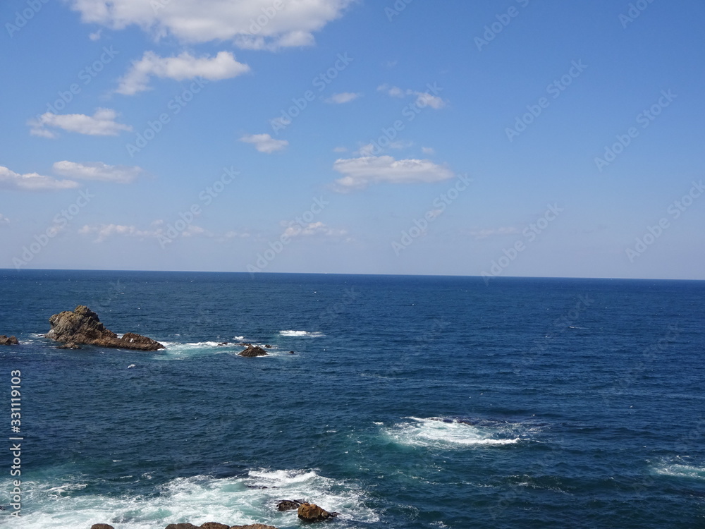 Ocean view in Hachinohe city, Japan Ocean view in Hachinohe city, Japan