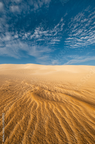 Fototapeta Naklejka Na Ścianę i Meble -  desert sand dunes and sky