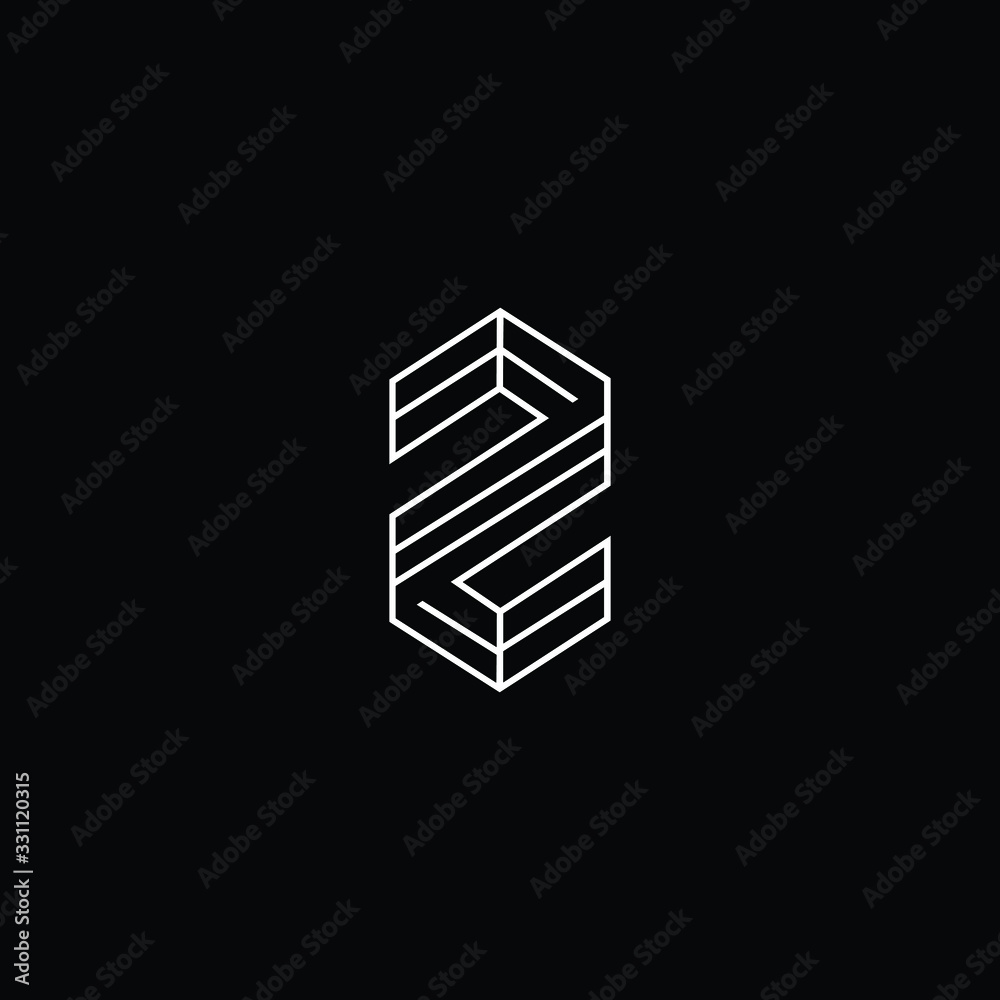 Minimal elegant monogram art logo. Outstanding professional trendy awesome artistic Z ZZ ZZZ initial based Alphabet icon logo. Premium Business logo White color on black background Minimal elegant monogram art logo. Outstanding professional trendy awesome artistic Z ZZ ZZZ initial based Alphabet icon logo. Premium Business logo White color on black background