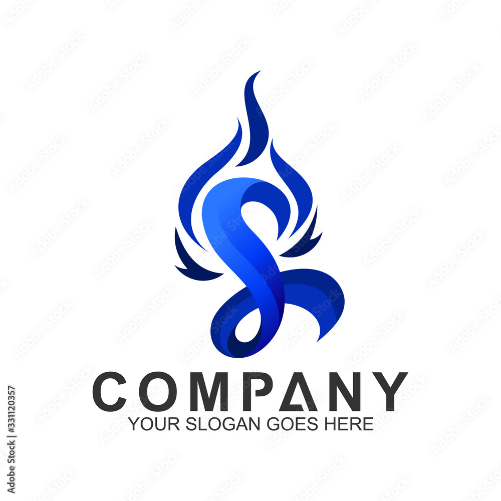 letter V logo with fire shape, initial letter logo, business name, corporate identity letter V logo with fire shape, initial letter logo, business name, corporate identity