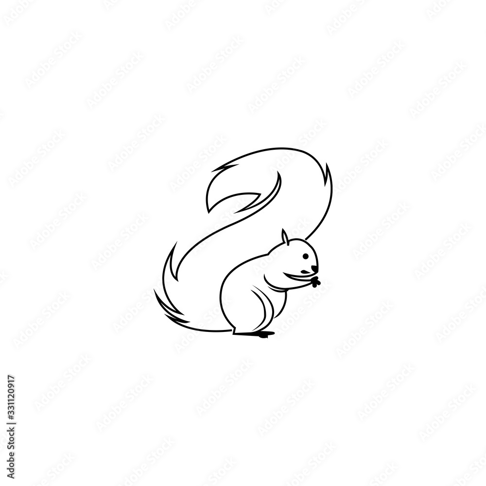 squirrel icon or logo isolated sign symbol vector illustration squirrel icon or logo isolated sign symbol vector illustration