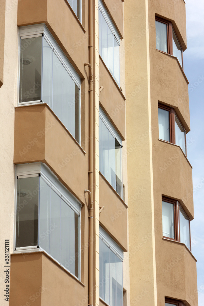 New apartment residential buildings in the city New apartment residential buildings in the city