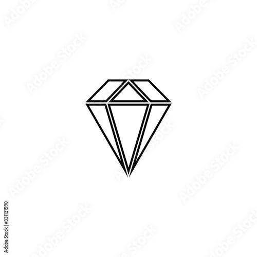 Diamond Logo Template vector icon illustration