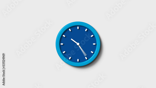 Blue clock icon,clock icon,New blue wall clock icon,clock animation icon