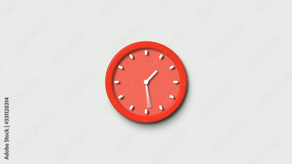 White background 3d clock icon,red clock icon,clock icon White background 3d clock icon,red clock icon,clock icon