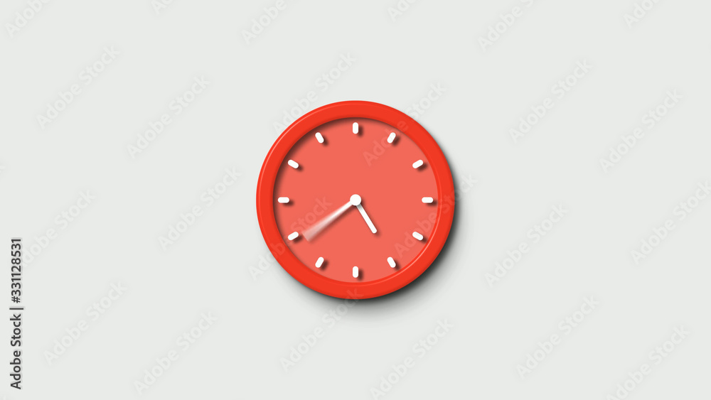 New white background red clock icon,red clock icon,wall clock icon New white background red clock icon,red clock icon,wall clock icon