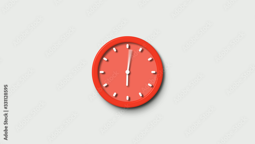 White background red wall clock icon,Clock icon,Counting down clockicon White background red wall clock icon,Clock icon,Counting down clockicon