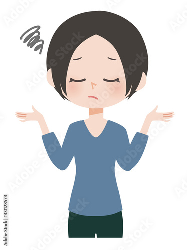 女性ポーズ　ボーイッシュ