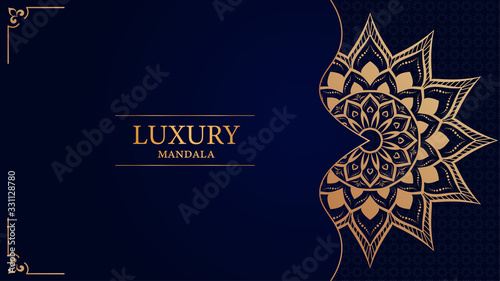 Creative luxury decorative mandala background
