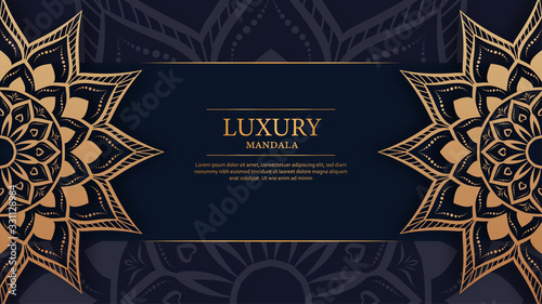 Creative luxury decorative mandala background