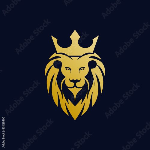 Wallpaper Mural lion logo template Torontodigital.ca