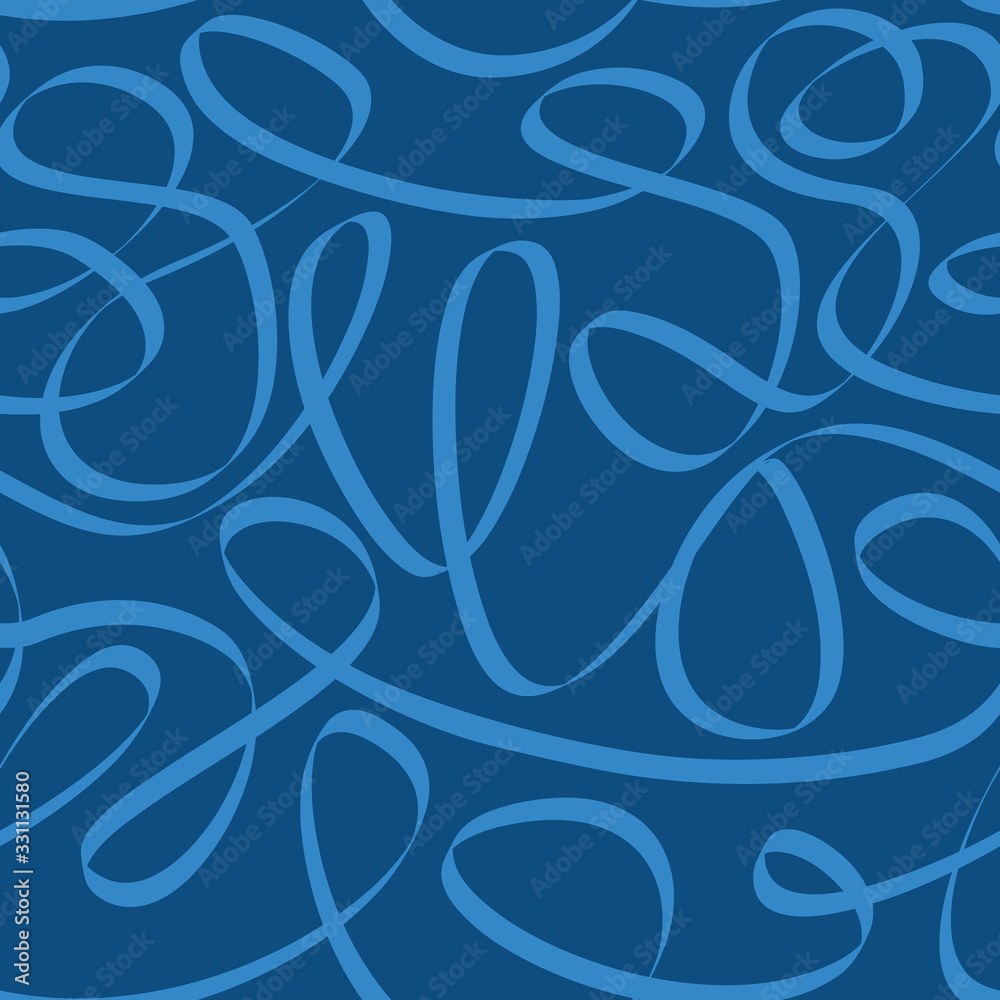 linear abstract blue waves. seamless pattern linear abstract blue waves. seamless pattern