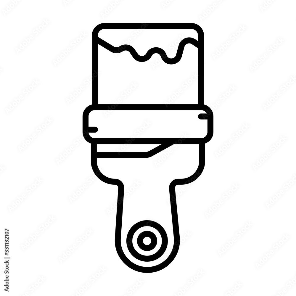 Paint brush icon vector illustration Paint brush icon vector illustration