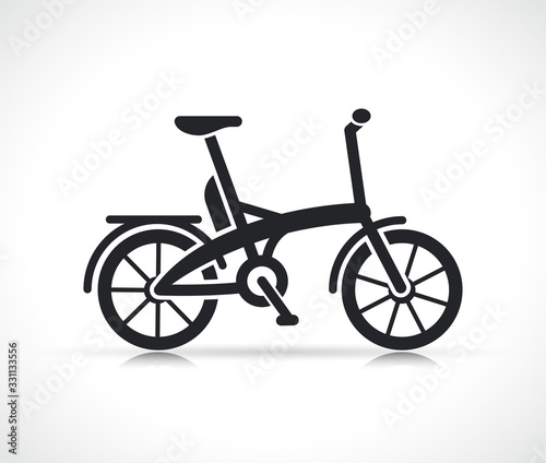 Vector mini electric bike icon