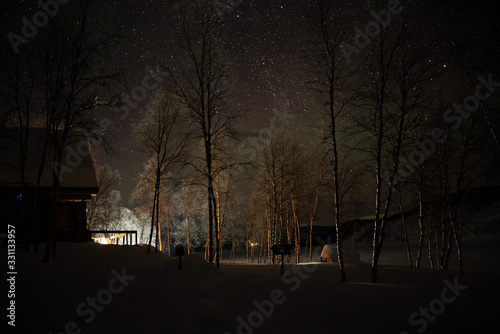 fairytale winterhouse in utskoji, finland photo