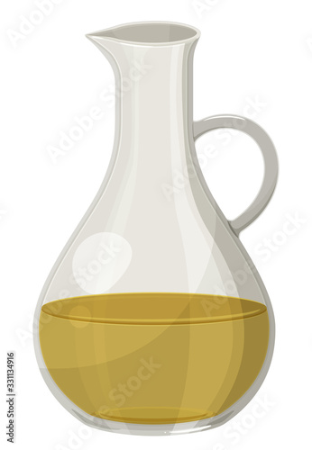 オイルボトルのイラスト