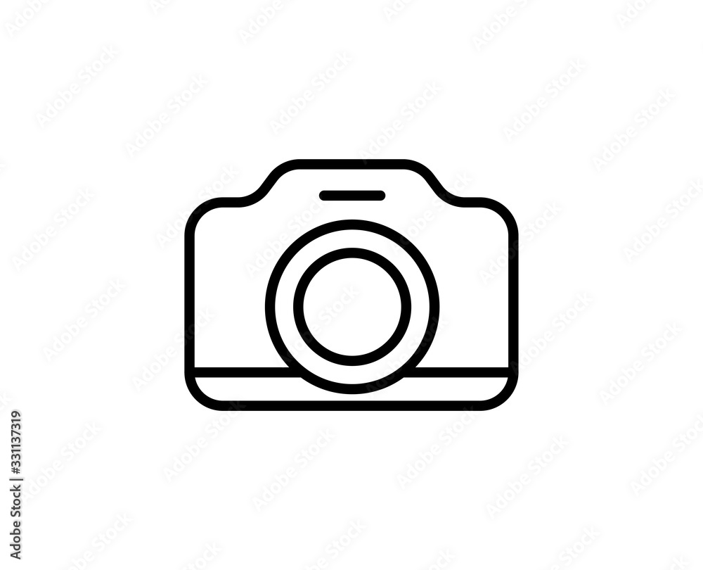 Camera line icon Camera line icon