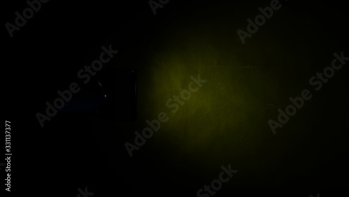Dark, blurry, paper background, yellow abstract background gradient blur
