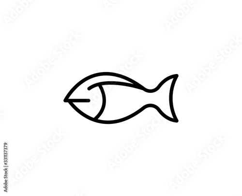 Flat line icon